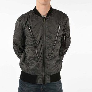 DIESEL GREY BOMBER JACKET